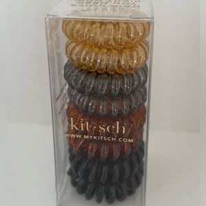 Kitsch no dent, spiral hair ties for brunettes!